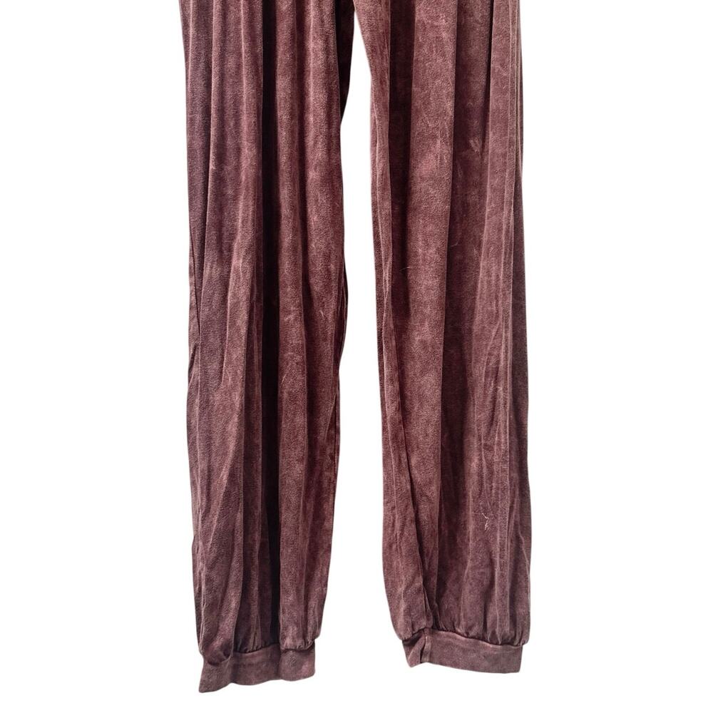 Indigo Thread Co Jumpsuit Womens L Mauve Mineral Wash Harem Boho Wide Leg USA - Picture 5 of 9